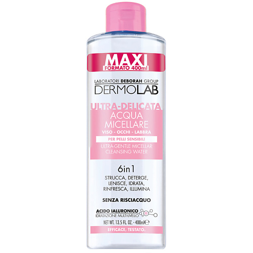 

DERMOLAB DEBORAH Мицеллярная вода для очищения ультра-нежная Dermolab Ultra-Gentle Micellar Cleansing Water, DEBORAH Мицеллярная вода для очищения ультра-нежная Dermolab Ultra-Gentle Micellar Cleansing Water