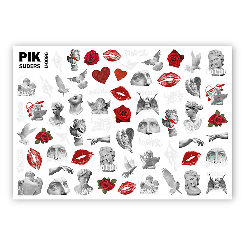 

PIK Слайдеры для ногтей P-096 Скульптуры, Слайдеры для ногтей P-096 Скульптуры