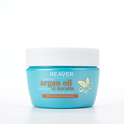 

BEAVER Маска для волос с Аргановым маслом и Кератином, Маска для волос с Аргановым маслом и Кератином