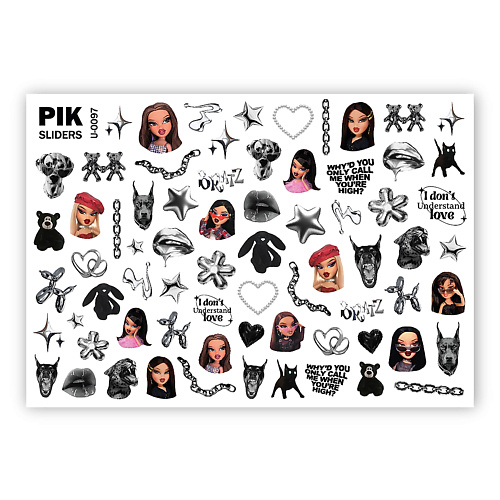 

PIK Слайдеры для ногтей P-097, Слайдеры для ногтей P-097