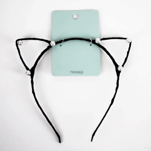 

TWINKLE Ободок для волос Black Cat+Pearl, Ободок для волос Black Cat+Pearl