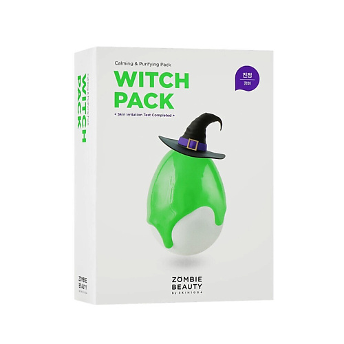 

SKIN1004 Набор успокаивающих глиняных масок для лица с зеленым чаем ZOMBIE BEAUTY Witch Pack, Набор успокаивающих глиняных масок для лица с зеленым чаем ZOMBIE BEAUTY Witch Pack