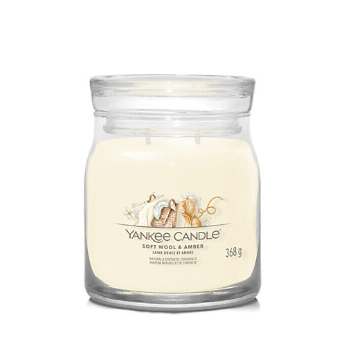 Свеча ароматическая YANKEE CANDLE Ароматическая свеча Soft Wool & Amber