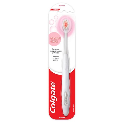 

COLGATE Зубная щетка мягкая Cushion Clean, Зубная щетка мягкая Cushion Clean