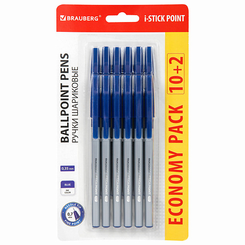 

BRAUBERG Ручки шариковые i-STICK FINE, Ручки шариковые i-STICK FINE
