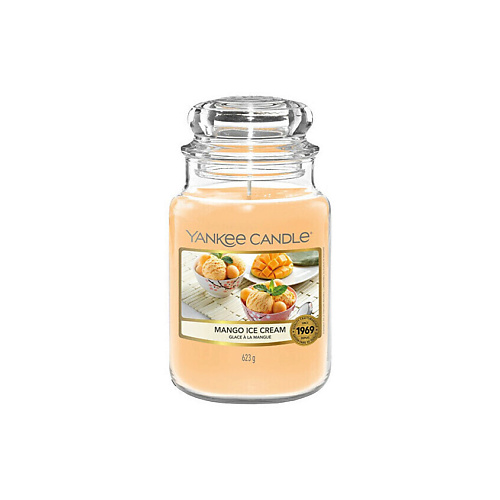

YANKEE CANDLE Ароматическая свеча Mango Ice Cream, Ароматическая свеча Mango Ice Cream