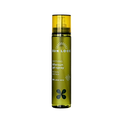 

SUN LOOK Гель-спрей для лица и тела успокаивающий с алоэ после загара 118.0, Гель-спрей для лица и тела успокаивающий с алоэ после загара