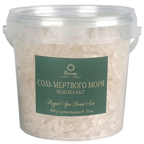 

ARGANOIL Минеральная соль Мертвого моря «ROYAL SPA DEAD SEA» (9-15мм), Минеральная соль Мертвого моря «ROYAL SPA DEAD SEA» (9-15мм)
