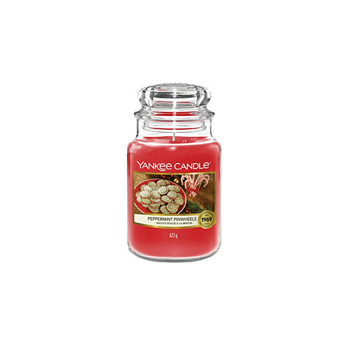 Свеча ароматическая YANKEE CANDLE Ароматическая свеча Peppermint Pinwheels