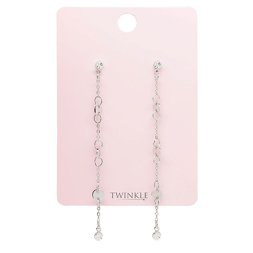 

TWINKLE Серьги SILVER COINS LONG, Серьги SILVER COINS LONG