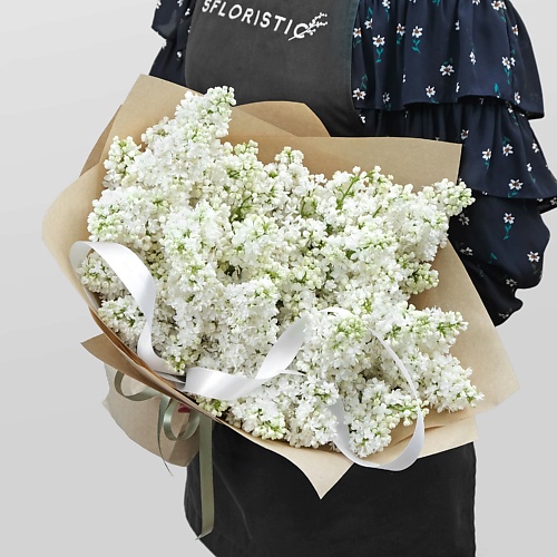 

STUDIO FLORISTIC Букет из белой Сирени «Бонсай», Букет из белой Сирени «Бонсай»