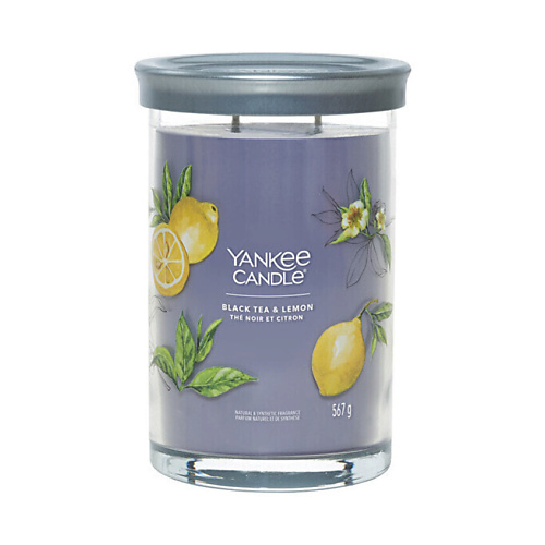 Свеча ароматическая YANKEE CANDLE Ароматическая свеча Black Tea & Lemon