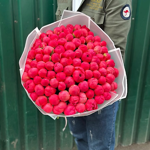 

VELORI FLOWERS Букет коралловых пионов, Букет коралловых пионов