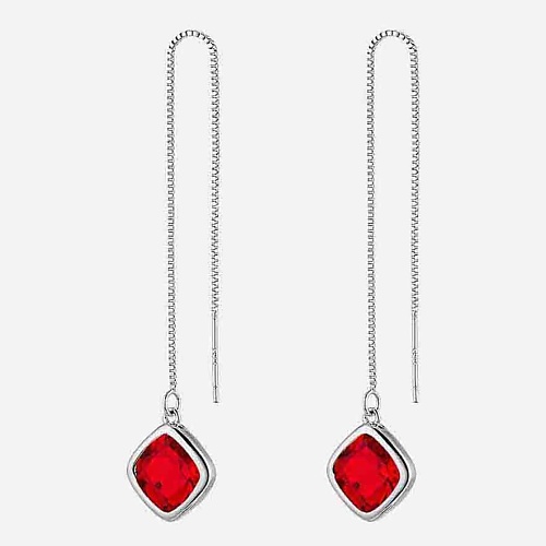 

SHINE & BEAUTY Серьги-протяжки, покрытые серебром с кристаллами Swarovski, Серьги-протяжки, покрытые серебром с кристаллами Swarovski