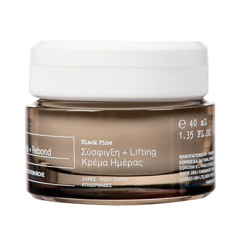 

KORRES Увлажняющее средство для сухой кожи с экстрактом черной сосны Black Pine, Увлажняющее средство для сухой кожи с экстрактом черной сосны Black Pine