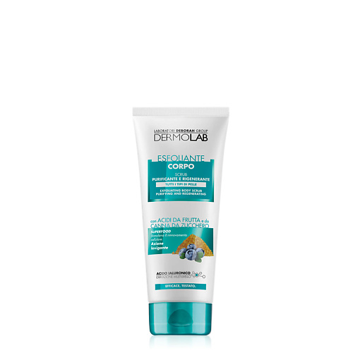 

DERMOLAB Скраб для тела Exfoliating Body Scrub Purifying and Regenerating, Скраб для тела Exfoliating Body Scrub Purifying and Regenerating