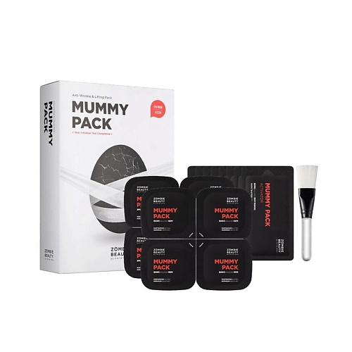 

SKIN1004 Набор масок для лица с черным трюфелем Zombie Beauty Mummy Pack & Activator Kit, Набор масок для лица с черным трюфелем Zombie Beauty Mummy Pack & Activator Kit