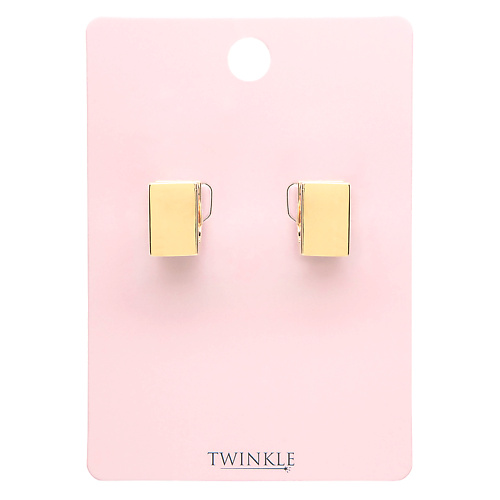 Серьги TWINKLE Серьги RECTANGLE GOLD