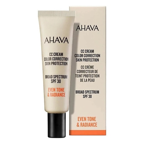 

AHAVA Корректирующий крем Even Tone & Radiance CC Cream SPF 30, Корректирующий крем Even Tone & Radiance CC Cream SPF 30