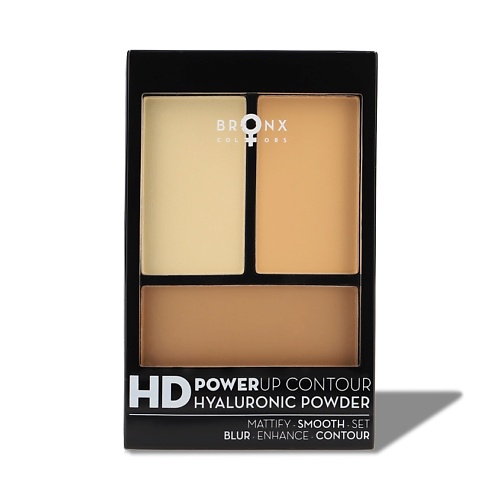 

BRONX COLORS Палетка для контуринга HD Power Up Contour, Палетка для контуринга HD Power Up Contour
