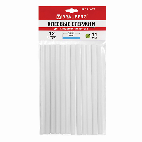 

BRAUBERG Клеевые стержни КОМПЛЕКТ, Клеевые стержни КОМПЛЕКТ
