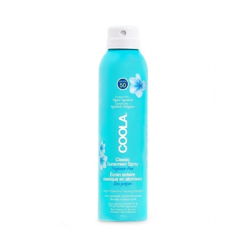 

COOLA Солнцезащитный спрей для тела без запаха Classic Sunscreen Spray Unscented SPF 50, Солнцезащитный спрей для тела без запаха Classic Sunscreen Spray Unscented SPF 50