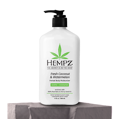 

HEMPZ Молочко для тела Кокос и Арбуз Fresh Coconut & Watermelon Herbal Body Moisturizer 500.0, Молочко для тела Кокос и Арбуз Fresh Coconut & Watermelon Herbal Body Moisturizer