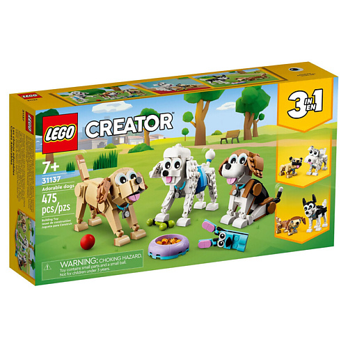 

LEGO Конструктор Creator Cute Dogs 12345, Конструктор Creator Cute Dogs 12345