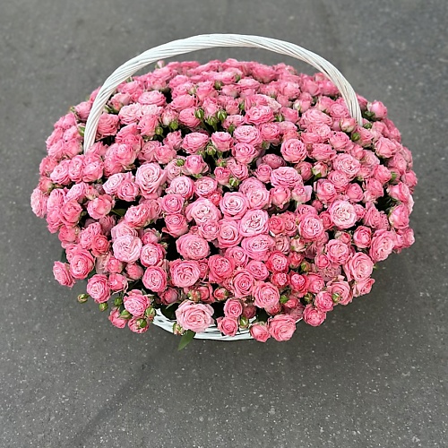 

VELORI FLOWERS Корзина пионовидных роз, Корзина пионовидных роз