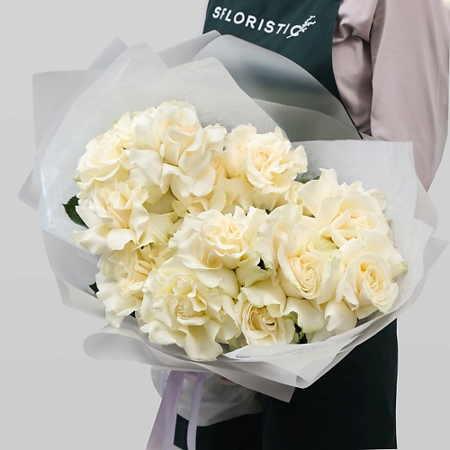 

STUDIO FLORISTIC Букет белых Роз «Цефея», Букет белых Роз «Цефея»