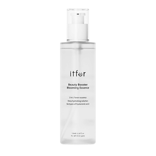 

ITFER Эссенция для лица увлажняющая с гиалуроновой кислотой Beauty Booster Blooming Essence, Эссенция для лица увлажняющая с гиалуроновой кислотой Beauty Booster Blooming Essence