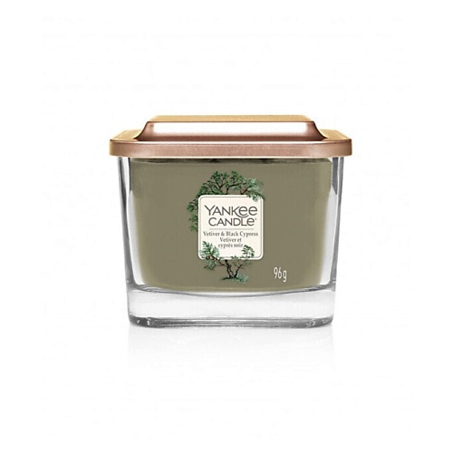 

YANKEE CANDLE Ароматическая свеча small square Vetiver & Black Cypress, Ароматическая свеча small square Vetiver & Black Cypress
