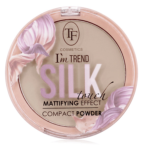 TF Пудра для лица матирующая компактная бархатная  SILK TOUCH I'm TREND CTP27 01
