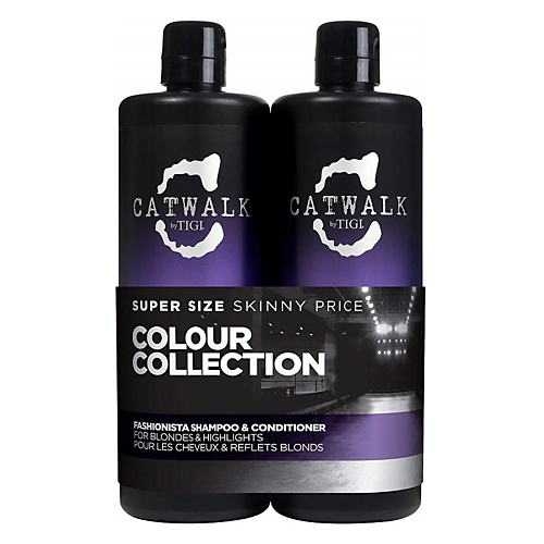 

TIGI Набор средств для светлых волос Catwalk Fashionista Violet Duo, Набор средств для светлых волос Catwalk Fashionista Violet Duo