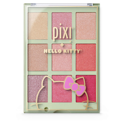 

PIXI Хайлайтер и румяна в палетке Hello Kitty Chrome Glow, Хайлайтер и румяна в палетке Hello Kitty Chrome Glow