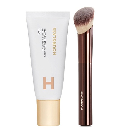 HOURGLASS Набор средств для лица Hydrating Skin Tint +Кисть