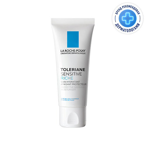 

LA ROCHE-POSAY Toleriane Sensitive Riche Увлажняющий питательный крем для лица для сухой чувствительной кожи с пребиотической формулой, маслом карите (ши), скваланом, ниацинамидом и глицерин, Toleriane Sensitive Riche Увлажняющий питательный крем для лица