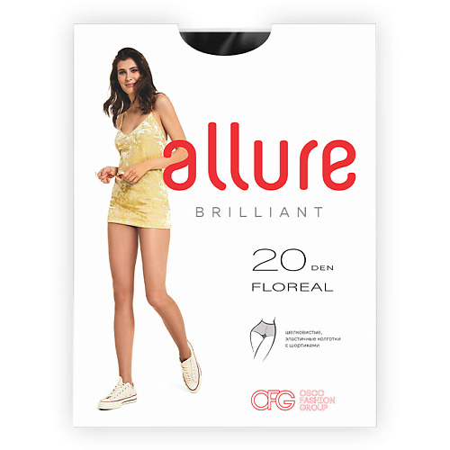   Лэтуаль ALLURE Колготки женские 20 ден Floreal nero