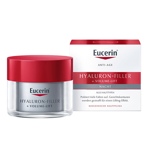 Крем для лица EUCERIN Крем для ночного ухода за кожей Hyaluron-Filler + Volume-Lift
