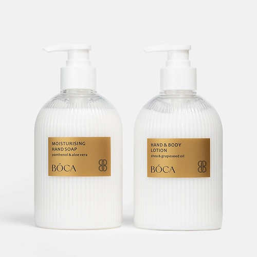 

BOCA AROMA Набор парфюмированный: крем-мыло и лосьон для рук и тела, Набор парфюмированный: крем-мыло и лосьон для рук и тела