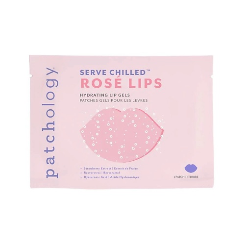 

PATCHOLOGY Увлажняющие гидрогелевые патчи для губ Serve Chilled Rose Lip Gels 1.0, Увлажняющие гидрогелевые патчи для губ Serve Chilled Rose Lip Gels