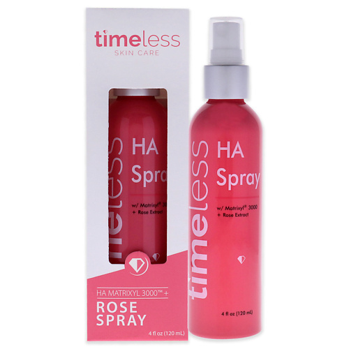

TIMELESS Спрей для лица и тела увлажняющий HA Matrixyl 3000 с экстрактом розы Rose Spray, Спрей для лица и тела увлажняющий HA Matrixyl 3000 с экстрактом розы Rose Spray