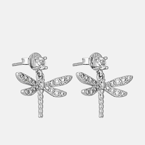 

SHINE & BEAUTY Серьги-гвоздики покрытые серебром с кристаллами Swarovski, Серьги-гвоздики покрытые серебром с кристаллами Swarovski