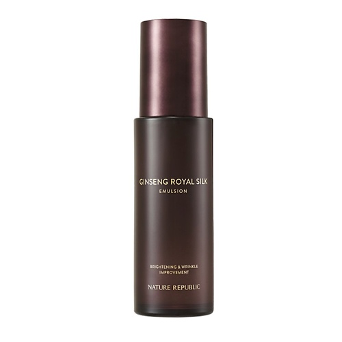 

NATURE REPUBLIC Эмульсия для лица с экстрактом женьшеня Ginseng Royal Silk Emulsion, Эмульсия для лица с экстрактом женьшеня Ginseng Royal Silk Emulsion