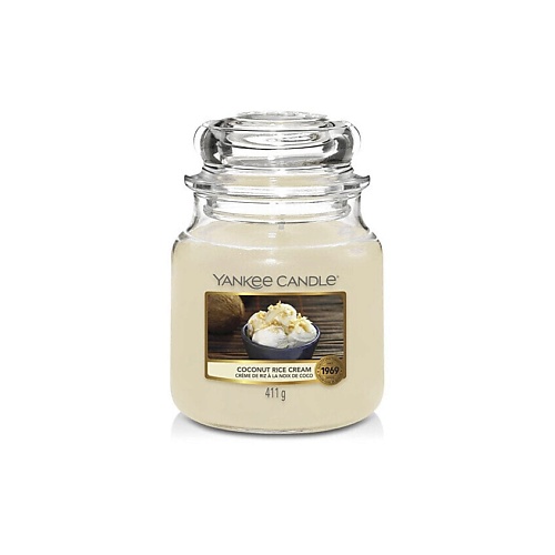 Свеча ароматическая YANKEE CANDLE Ароматическая свеча Coconut Rice Cream