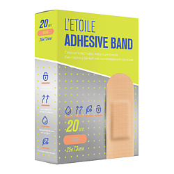 ЛЭТУАЛЬ Лейкопластырь медицинский бактерицидный Letoile Adhesive band 25х72 мм