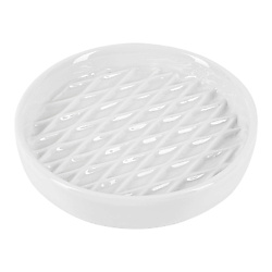 Мыльница керамическая белый