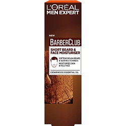 L'OREAL PARIS Крем-гель для короткой бороды, с маслом кедрового дерева Men Expert Barber Club Short Beard & Face Moisturiser