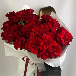 Монобукет из 31 французской розы(Кения)