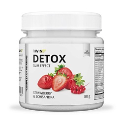 Дренажный напиток с экстрактом лемонграсса вкус клубники Detox Slim Effect